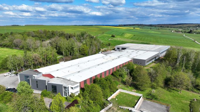 Die Hydraulique-PB-Fabrik in Escles.